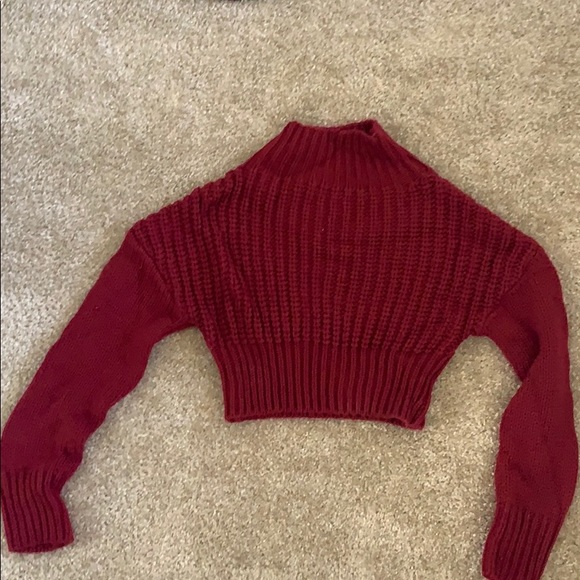 SHEIN Sweaters - Turtle-Neck Cropped Sweater